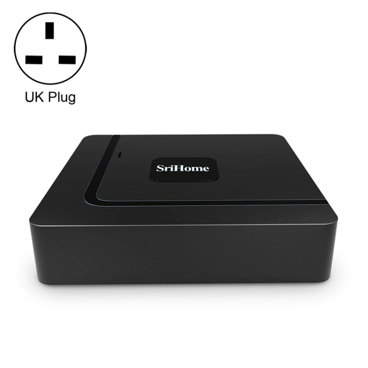 SriHome NVS003 4K Ultra HD 16 Channel Network Video Recorder, UK Plug - Security by SriHome | Online Shopping UK | buy2fix