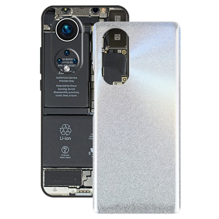 For Honor 50 Battery Back Cover(Silver) - Repair & Spare Parts by buy2fix | Online Shopping UK | buy2fix