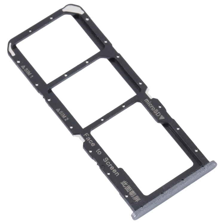 For OPPO A73 4G / F17 / A93 4G / A73 5G SIM Card Tray + SIM Card Tray + Micro SD Card Tray (Black) - Repair & Spare Parts by buy2fix | Online Shopping UK | buy2fix