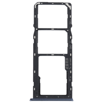 For OPPO A16K SIM Card Tray + SIM Card Tray + Micro SD Card Tray (Black) - Card Socket by buy2fix | Online Shopping UK | buy2fix