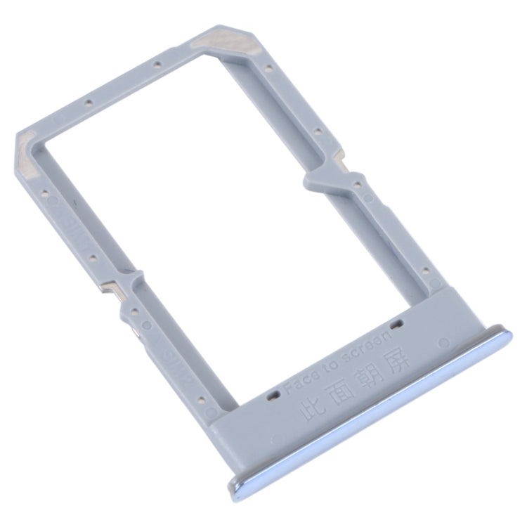 For OPPO K10 4G SIM Card Tray + SIM Card Tray (Silver) - Card Socket by buy2fix | Online Shopping UK | buy2fix