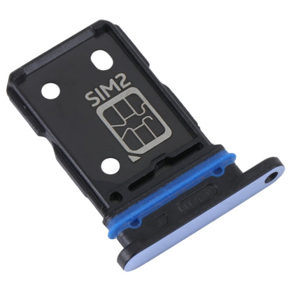 For vivo S15e SIM Card Tray + SIM Card Tray (Blue) - Card Socket by buy2fix | Online Shopping UK | buy2fix