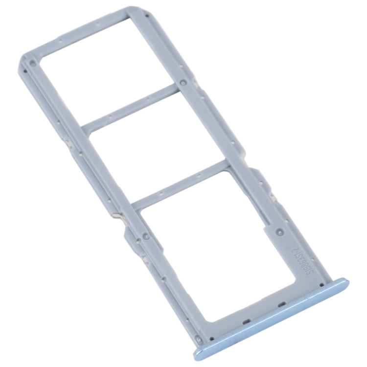 For Realme C30 SIM Card Tray + SIM Card Tray + Micro SD Card Tray (Blue) - Card Socket by buy2fix | Online Shopping UK | buy2fix
