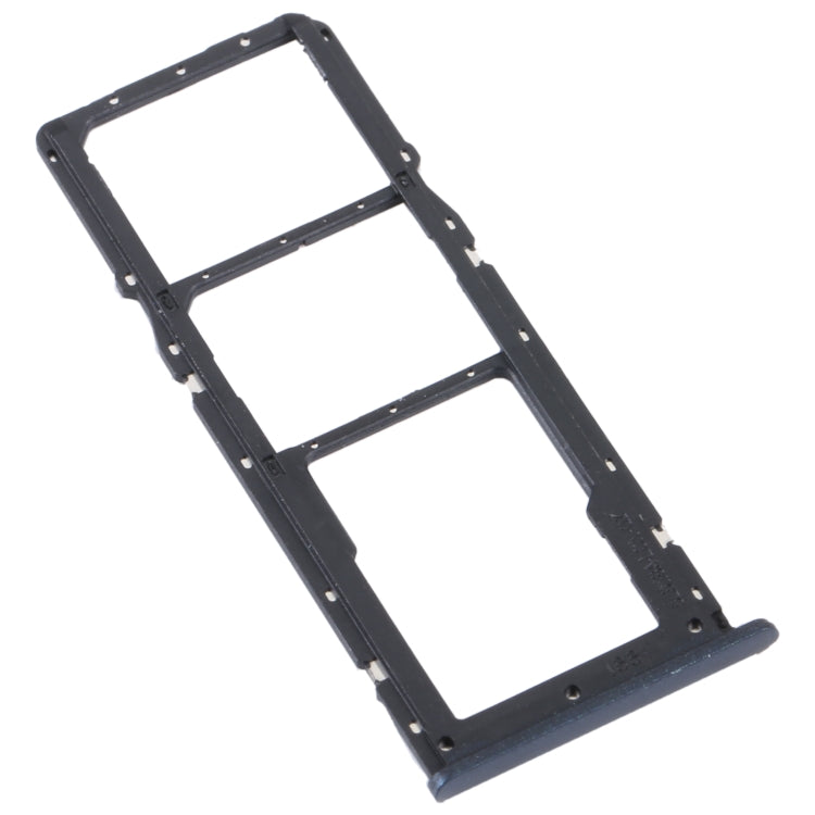 For Realme C31 SIM Card Tray + SIM Card Tray + Micro SD Card Tray (Black) - Repair & Spare Parts by buy2fix | Online Shopping UK | buy2fix