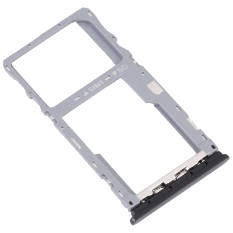 For TCL 20Y / 20E / Alcatel 1S 2021 Original SIM Card Tray + Micro SD Card Tray (Black) - Repair & Spare Parts by buy2fix | Online Shopping UK | buy2fix