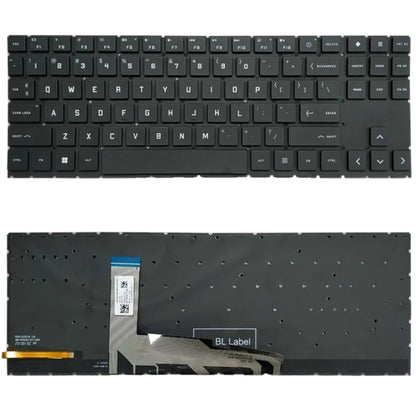 For HP Omen 15-EK 15-EK0019NR 15-EN 15-EN0013DX TPN-Q236 Laptop Keyboard (White) - HP Spare Parts by buy2fix | Online Shopping UK | buy2fix