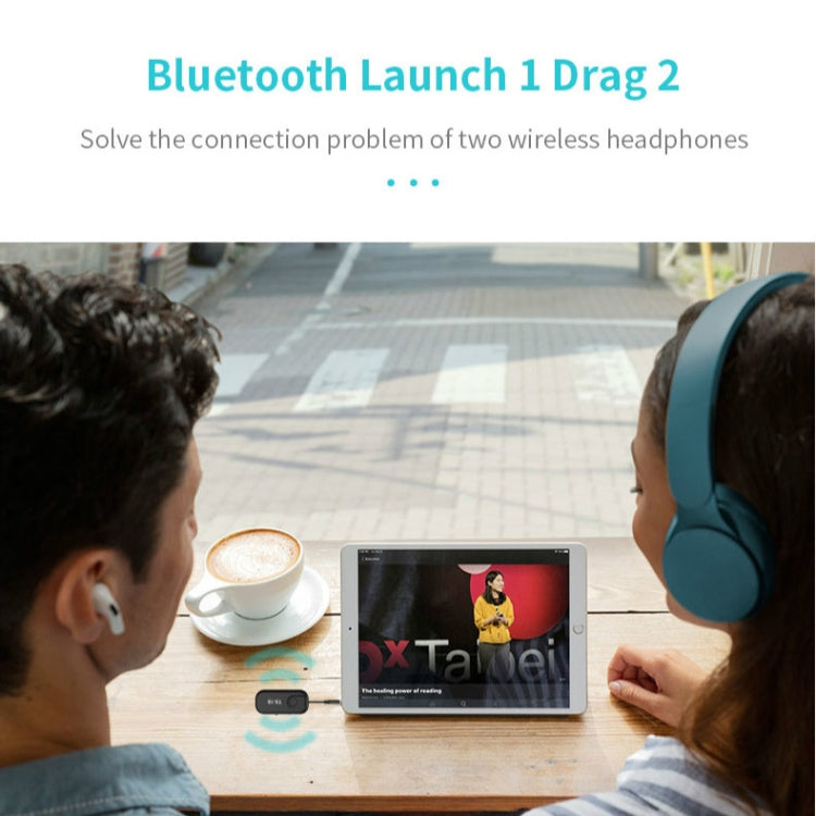 TX18 CSR8670 Bluetooth 5.0 Wireless Audio Receiving And Transmitting Two-in-one AptX AptxLL Support One-Drag-Two - Apple Accessories by buy2fix | Online Shopping UK | buy2fix