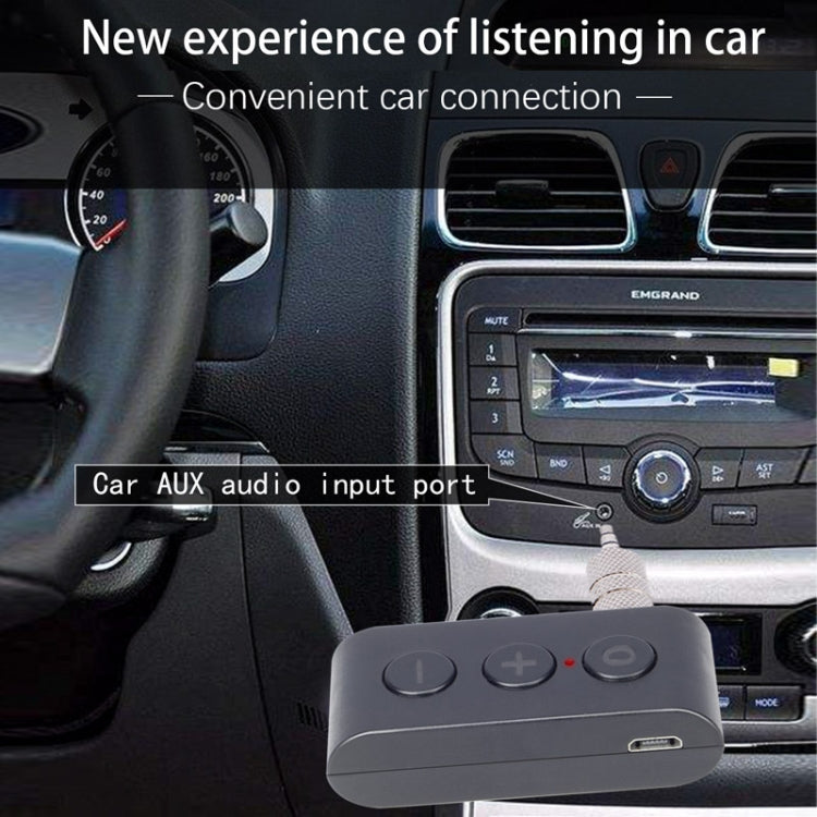 BR03 Card Car Bluetooth 5.0 Receiver Speaker Music Wireless Audio Receiver Bluetooth Hands-free Call - Apple Accessories by buy2fix | Online Shopping UK | buy2fix