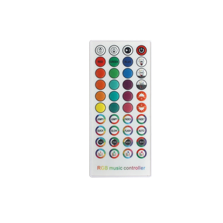 WiFi Smart 4 Pin RGB LED Strip Light Controller APP Remote Voice Control Works with Alexa Echo, 5-24V, type:WiFi 40-keys Controller - RGB Controller by buy2fix | Online Shopping UK | buy2fix