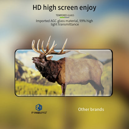 For OPPO Reno5 Pro PINWUYO 9H 3D Hot Bending Tempered Glass Film(Black) -  by PINWUYO | Online Shopping UK | buy2fix