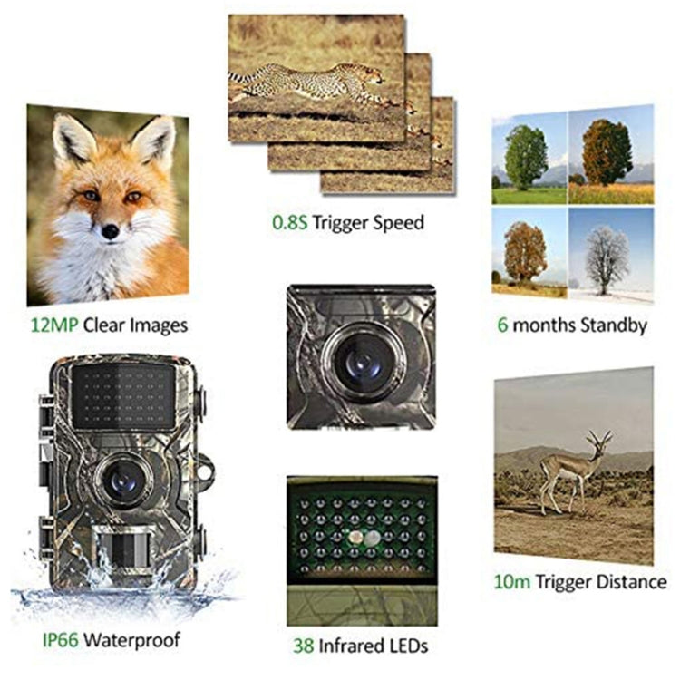 DL001 Hunting Camera 12MP 1080P 26 LEDs 940nm Night Vision - Hunting Cameras by buy2fix | Online Shopping UK | buy2fix