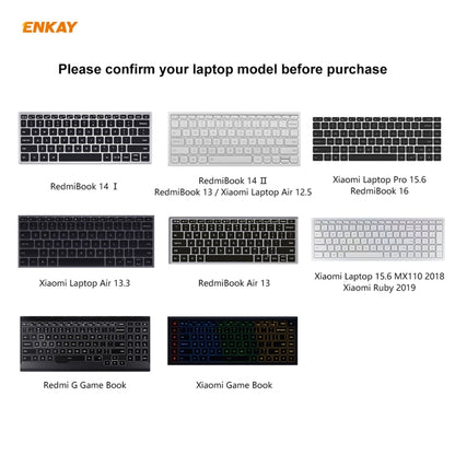 For Xiaomi Laptop Pro 15.6 ENKAY Ultrathin Soft TPU Keyboard Protector Film, US Version - Computer & Networking by ENKAY | Online Shopping UK | buy2fix