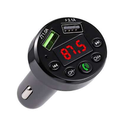 E6 Car MP3 Player FM Transmitters Dual USB Hands-free - In Car by buy2fix | Online Shopping UK | buy2fix