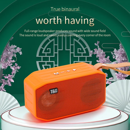 T&G TG296 Portable Wireless Bluetooth 5.0 Speaker Support TF Card / FM / 3.5mm AUX / U-Disk / Hands-free(Blue) - Mini Speaker by T&G | Online Shopping UK | buy2fix