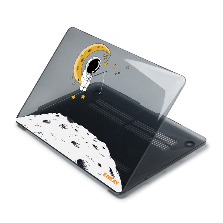 For MacBook Pro 13.3 A2251/A2289/A2338 ENKAY Hat-Prince 3 in 1 Spaceman Pattern Laotop Protective Crystal Case with TPU Keyboard Film / Anti-dust Plugs, Version:EU(Spaceman No.3) - MacBook Pro Cases by ENKAY | Online Shopping UK | buy2fix