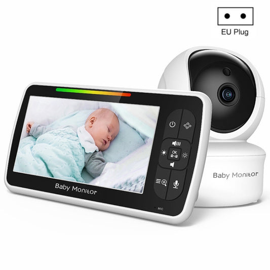 SM650 Wireless Video Baby Camera Intercom Night Vision Temperature Monitoring Cam(EU Plug) - Security by buy2fix | Online Shopping UK | buy2fix