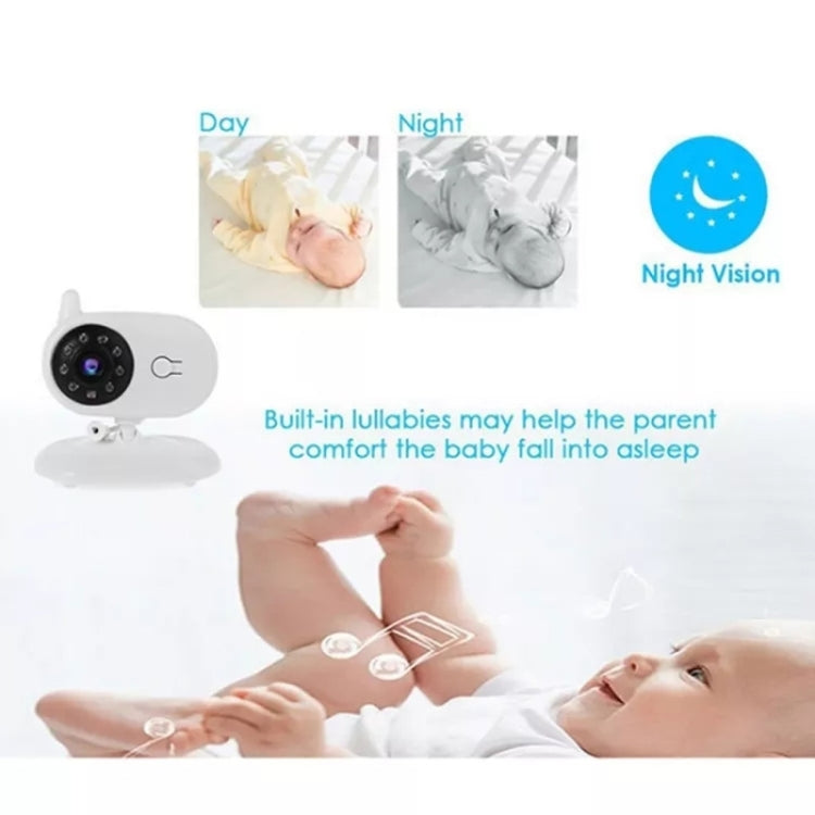 BM850 3.5 inch Wireless Video Color Baby Monitor Night Vision Temperature Monitor(AU Plug) - Security by buy2fix | Online Shopping UK | buy2fix