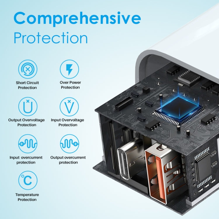 NORTHJO NOPD2501 PD 25W USB-C / Type-C Single Port Fast Charger, Plug Type:US Plug(White) - USB Charger by NORTHJO | Online Shopping UK | buy2fix