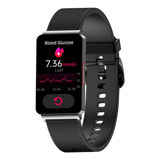 EP08 1.57 inch Color Screen Smart Watch,Support Blood Sugar Monitoring / Heart Rate Monitoring / Blood Pressure Monitoring(Black) - Smart Wear by buy2fix | Online Shopping UK | buy2fix