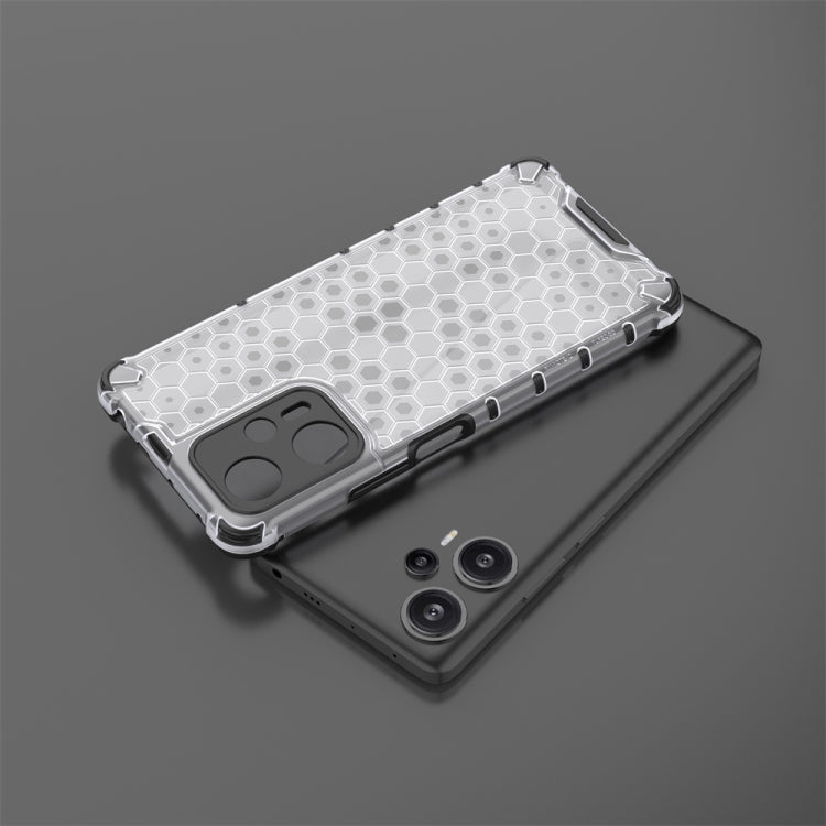 For Xiaomi Poco F5 Pro Shockproof Honeycomb Phone Case(Green) - Xiaomi Cases by buy2fix | Online Shopping UK | buy2fix