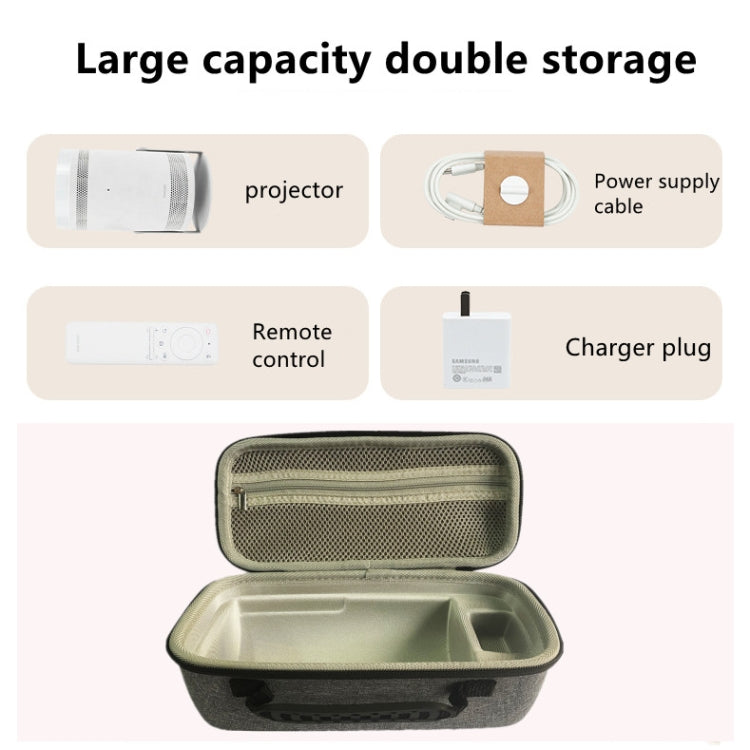 For Samsung Freestyle Portable Projector Storage Case Carrying Case Protection Bag - Other by buy2fix | Online Shopping UK | buy2fix