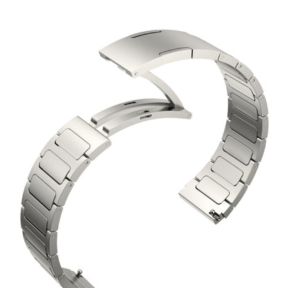 For Huawei Watch 4 Pro 22mm I-Shaped Titanium Alloy Watch Band(Grey) - Watch Bands by buy2fix | Online Shopping UK | buy2fix