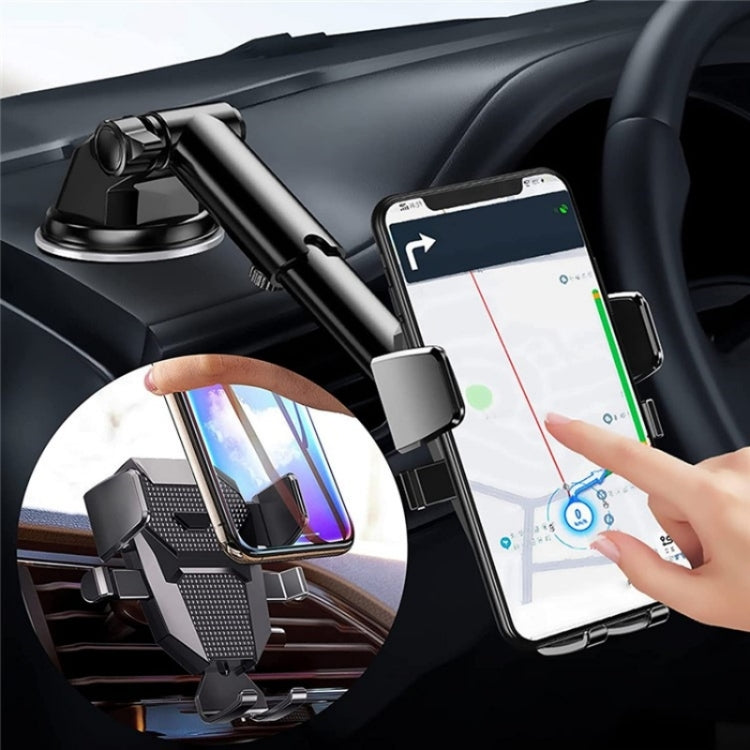 D-281+105+K5 Dashboard Cell Phone Mount Car Air Vent Bracket Car Phone Holder Suction Cup - Car Holders by buy2fix | Online Shopping UK | buy2fix