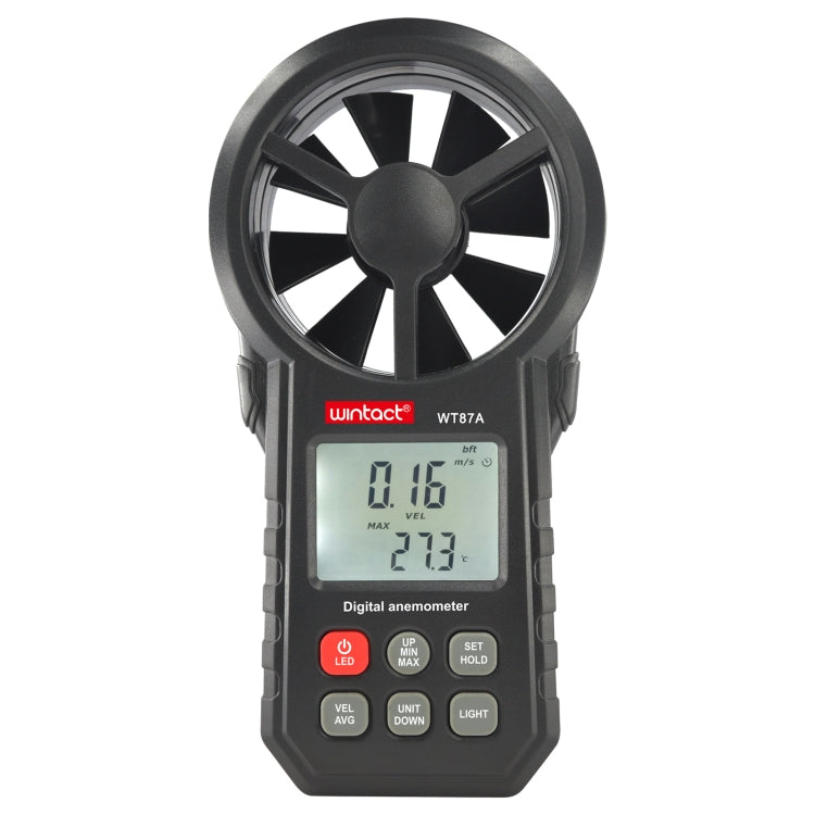 WINTACT WT87A Portable Anemometer Thermometer Wind Speed Gauge Meter - Tachometers & Anemometer by Wintact | Online Shopping UK | buy2fix