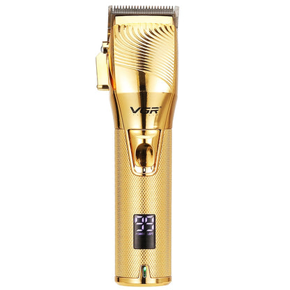 VGR V-280  10W USB Metal Electric Hair Clipper with LED Digital Display (Gold) - Hair Trimmer by VGR | Online Shopping UK | buy2fix