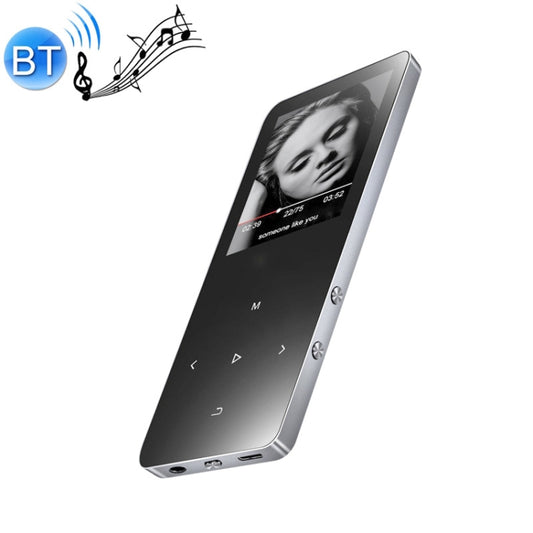 X2 1.8 inch Touch Screen Metal Bluetooth MP3 MP4 Hifi Sound Music Player 8GB(Silver) - Consumer Electronics by buy2fix | Online Shopping UK | buy2fix