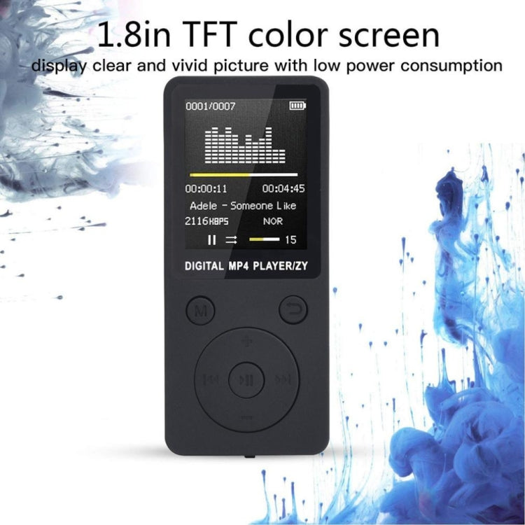 Portable MP4 Lossless Sound Music Player FM Recorder Walkman Player Mini Support Music, Radio, Recording, MP3, TF Card, No Memory(Blue) - Consumer Electronics by buy2fix | Online Shopping UK | buy2fix