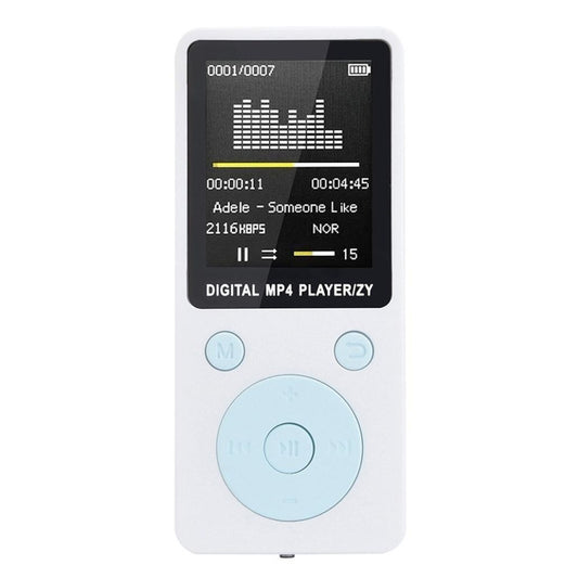 Portable MP4 Lossless Sound Music Player FM Recorder Walkman Player Mini Support Music, Radio, Recording, MP3, TF Card, No Memory(White) - Consumer Electronics by buy2fix | Online Shopping UK | buy2fix