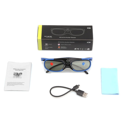 Universal Battery DLP Active Shutter 3D Glasses 96-144Hz For XGIMI Optoma Acer Viewsonic Home Theater Projector 3D TV - Consumer Electronics by buy2fix | Online Shopping UK | buy2fix