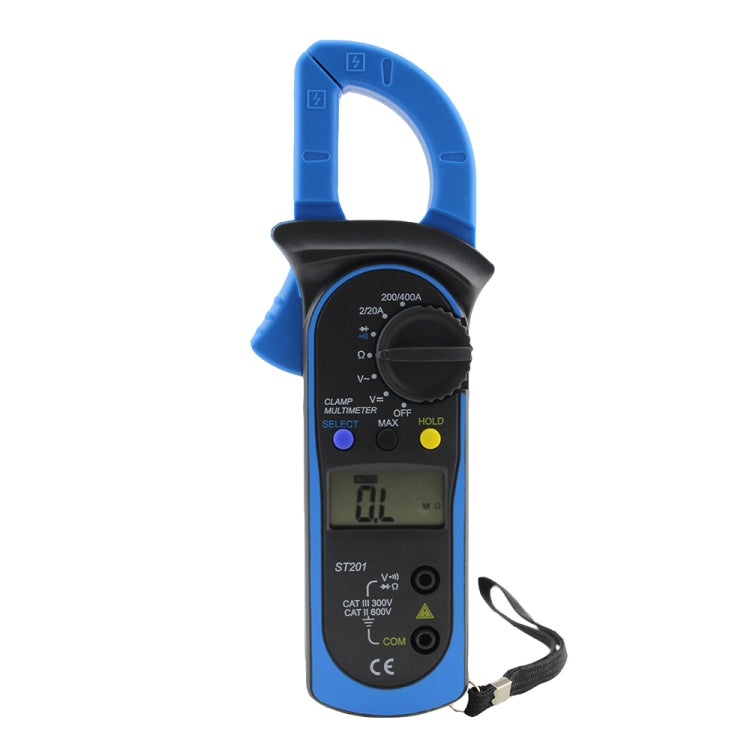 ANENG ST201 AC And DC Digital Clamp Multimeter Voltage And Current Measuring Instrument Tester( Blue) - Consumer Electronics by ANENG | Online Shopping UK | buy2fix