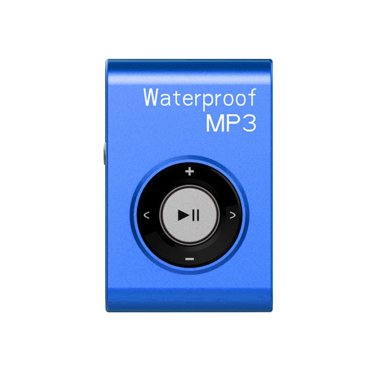 C26 IPX8 Waterproof Swimming Diving Sports MP3 Music Player with Clip & Earphone, Support FM, Memory:4GB(Blue) - Consumer Electronics by buy2fix | Online Shopping UK | buy2fix