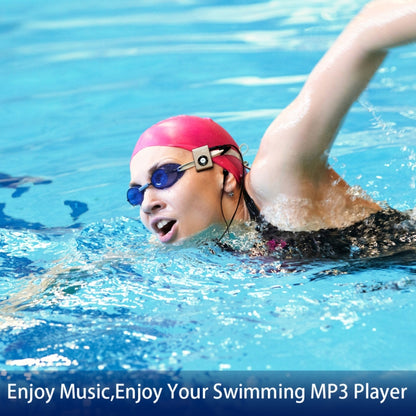 C26 IPX8 Waterproof Swimming Diving Sports MP3 Music Player with Clip & Earphone, Support FM, Memory:4GB(Blue) - Consumer Electronics by buy2fix | Online Shopping UK | buy2fix