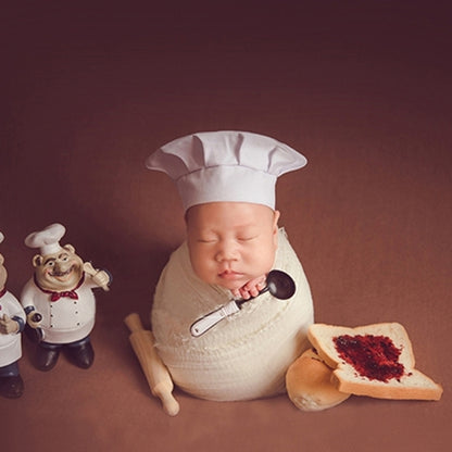 Doughnut 1  Newborn Babies Photography Clothing Chef Theme Set - Camera Accessories by buy2fix | Online Shopping UK | buy2fix