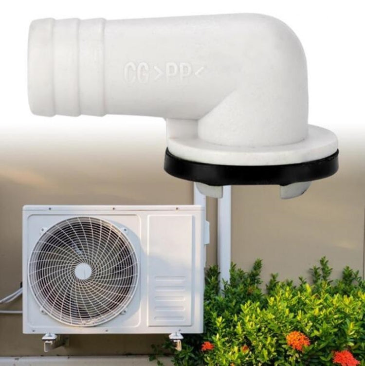 Elbow Air Conditioning External Air Conditioner Outlet Drain Nozzle Universal Drainage Tool for LG Air Conditioner(Diameter 19mm) - Home & Garden by buy2fix | Online Shopping UK | buy2fix