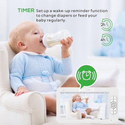 SM70 7-inch 720 x 1080P Wireless Baby Monitor Camera Temperature Monitor 2 Way Audio US Plug - Security by buy2fix | Online Shopping UK | buy2fix