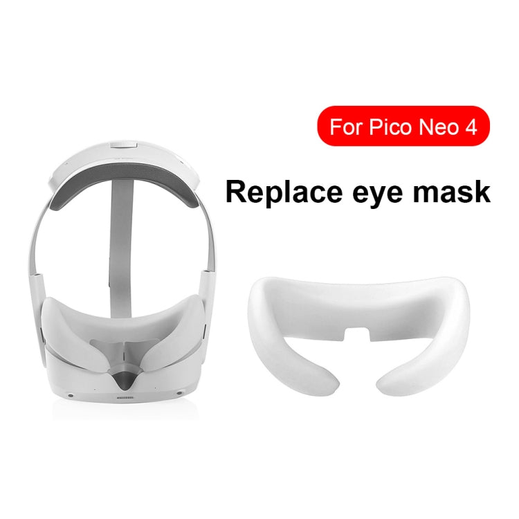For Pico Neo 4 Silicone VR Glasses Eye Mask Face Eye Pad(Blue) - Consumer Electronics by buy2fix | Online Shopping UK | buy2fix