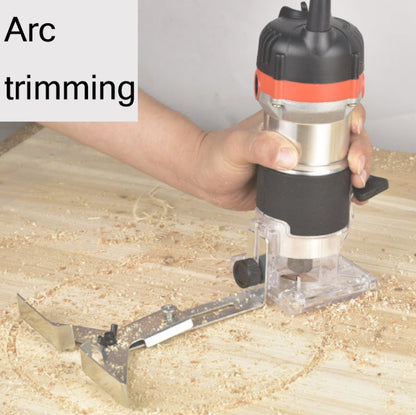 Woodworking Trimming Machine Multifunctional Electric Wood Milling Slotting Machine Engraving Tools US Plug, Material:600W Plastic Body - Others by buy2fix | Online Shopping UK | buy2fix