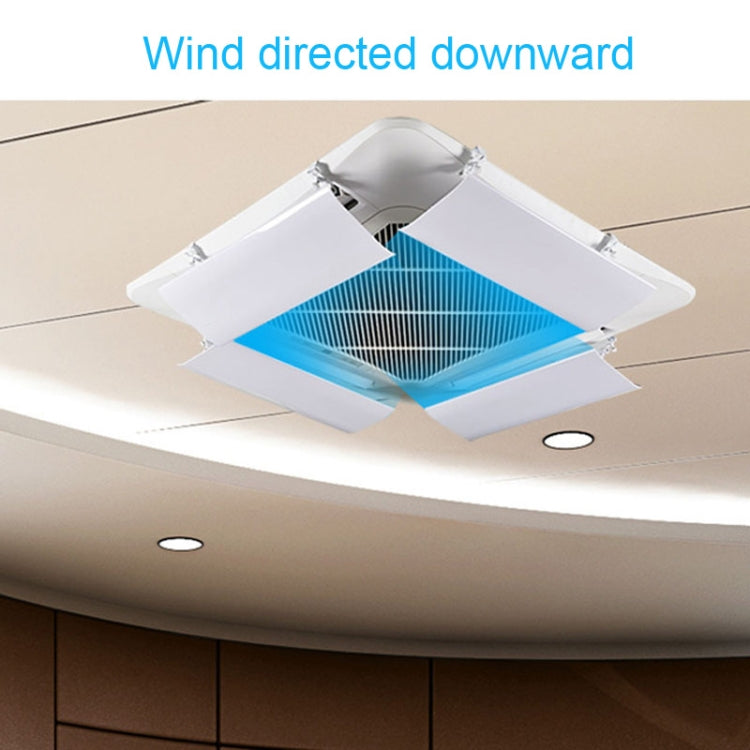 112cm Single Piece Central Air Conditioning Wind Deflector Shield Air-Conditioning Anti Direct Blowing Wind Deflector Board - Home & Garden by buy2fix | Online Shopping UK | buy2fix