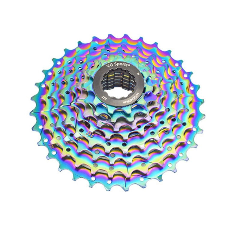 VG SPORTS Bicycle Lightweight Wear -Resistant Colorful Flywheel, Style:8 Speed 11-28T - Bicycle Chains & Rounds by VG SPORTS | Online Shopping UK | buy2fix