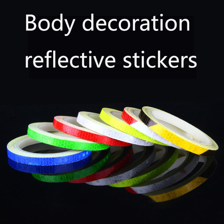 10 Rolls Bicycle Mountain Bike Motorcycle Sticker Car Contour Reflective Sticker Night Riding Reflective Sticker 1 x 800cm(Blue) - Decorative Accessories by buy2fix | Online Shopping UK | buy2fix