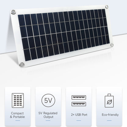 Waveshare 18V 10W Semi-flexible Polycrystalline Silicon Solar Panel - Consumer Electronics by Waveshare | Online Shopping UK | buy2fix