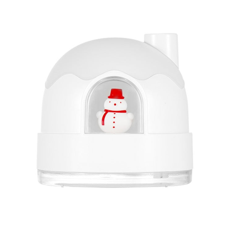 ZAY-H006 Charge Snowman Humidifier Night Light USB Mute Cute Desktop Air Mini Atomizer Air Humidifier(White) - Home & Garden by buy2fix | Online Shopping UK | buy2fix