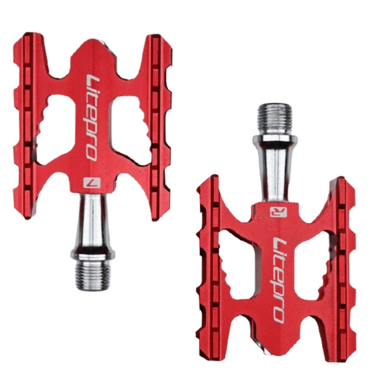 Litepro Ultralight Folding Bike Pedal K3 Bicycle Pedal, Color:Red - Outdoor & Sports by Litepro | Online Shopping UK | buy2fix