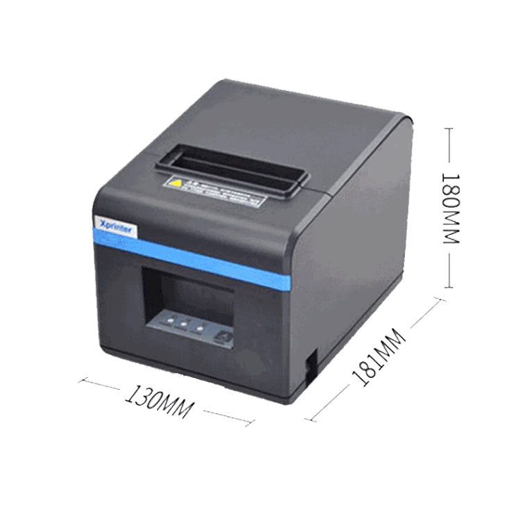 Xprinter XP-N160II Thermal Ticket Printing Machine Bluetooth Receipt Printer, Style:EU Plug(Gray) - Consumer Electronics by Xprinter | Online Shopping UK | buy2fix