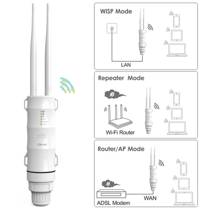 WAVLINK AC600 AP 2.4G/5G Dual Frequency Outdoor High Power Repeater, Plug Type:EU Plug - Wireless Routers by buy2fix | Online Shopping UK | buy2fix