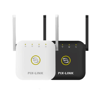 PIX-LINK WR22 300Mbps Wifi Wireless Signal Amplification Enhancement Extender, Plug Type:EU Plug(Black) -  by PIX-LINK | Online Shopping UK | buy2fix